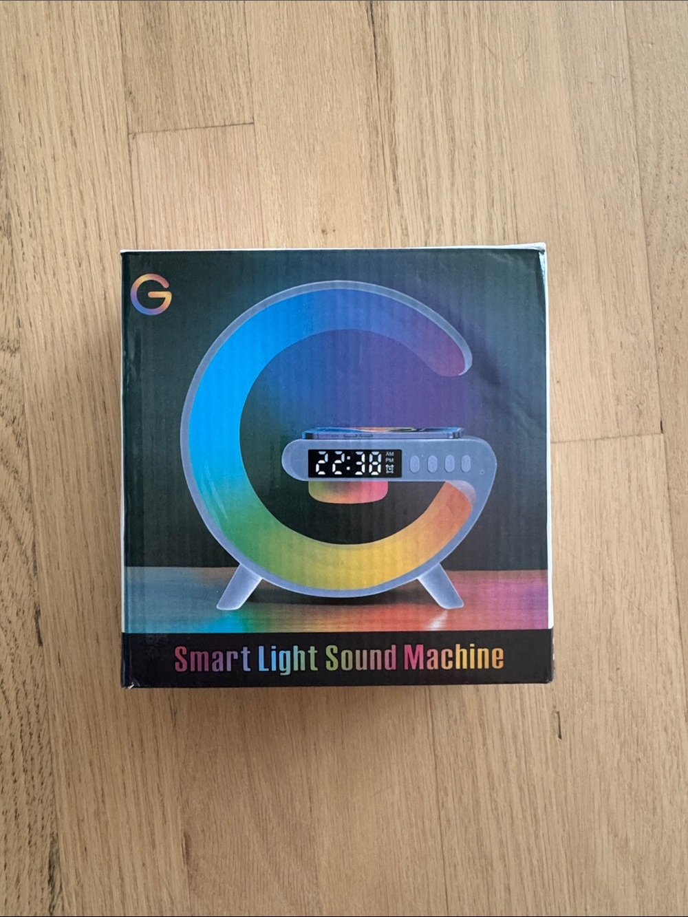 G63 Smart Light Sound Machine White Bluetooth V5.2 Dimmable Smart Speaker